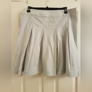 Old Navy Striped A-line Pleated Skirt Size 16